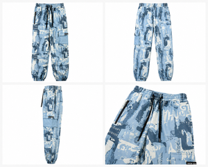 Factory Wholesale New Fashion Lightweight Canvas Men's Leisure <b>Trousers</b> Mid Waist Customizable Logo Casual Sports Pant for Men - Product Image 3