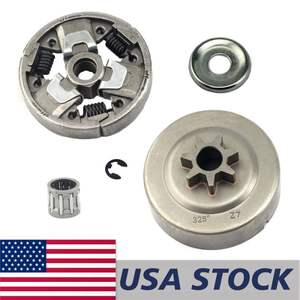 Combo de Embrague, Piñón, Anillo de Retención, Rodamiento y Jaula de Agujas Compatible con Motosierra Stihl MS260 026 - Product Image 1