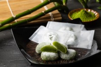 부드럽고 쫄깃한 우지 말차 모찌 캔디 달콤한 맛 수제 떡 간식 일본산 140g 바로 먹을 수 있음 300일 유통기한