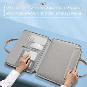 <b>Laptop</b> Bag Sleeve <b>Case</b> 13.3 <b>14</b> 15.6 16 <b>Inch</b> Waterproof Shoulder Notebook Bag - Product Image 3