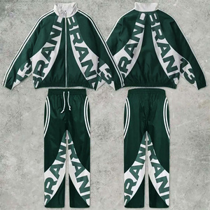 Pantalones de Chándal Extra Grandes Hechos a Medida al por Mayor en China para Hombre, Conjunto Deportivo para Hombre, Chándal Cortavientos de Alta Calidad - Product Image 3