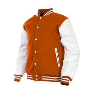 2025 Custom Varsity Jackets for <b>Men</b> and Women High Quality Oversize Hooded Winter Jacket with Stand Collar High For <b>Men's</b> - Product Image 2
