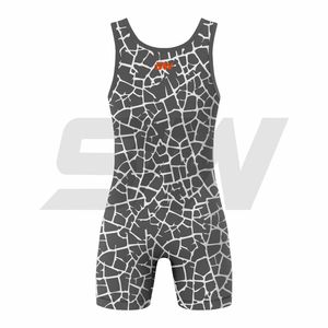 Factory Made <b>Wrestling</b> <b>Singlet</b> for Men with Lightweight Moisture Wicking Fabric and High Elasticity Fit for Training Men <b>Singlet</b> - Product Image 2