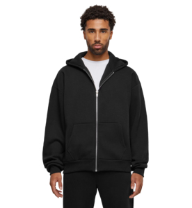 Sudaderas con capucha de alta calidad para hombre, informales, de felpa gruesa, lisas, personalizables, de gran tamaño, con cremallera, de fabricante - Product Image 5