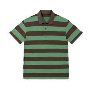 Polo de Golf con Diseño Personalizado, Poliéster de Secado Rápido, Tela Elástica con Spandex, Polo de Alta Calidad para Hombre, Polo de Golf a Rayas - Product Image 6