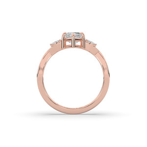 แหวนเพชรทรงมาร์คีส์ 2.10 กะรัต เพาะเลี้ยงในห้องปฏิบัติการ ทองคำแท้ 14K แหวนหมั้นสุดหรูสำหรับผู้หญิง - ของขวัญ - Product Image 5