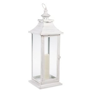 Nuevo Diseño de Lujo, Decoración Colgante para el Hogar, Farol de Metal de Acero Inoxidable con Acabado en Color Blanco para el Hogar y el Jardín, Hecho a Mano - Product Image 2