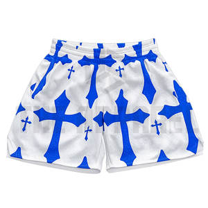 Pantalones Cortos de Malla Urbanos con Logotipo Personalizado para Hombre, Moda Urbana, Baloncesto, 100% Poliéster, Secado Rápido, Transpirables, Fábrica OEM ODM - Product Image 2