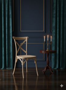 Silla Moderna de Plástico Impermeable para Restaurante, Cafetería, Mocha, para Uso en Exteriores - Product Image 2