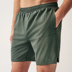Pantalones Cortos Deportivos Personalizados con Logotipo para Gimnasio, Entrenamiento, Ejercicio, Fitness, Atletismo, de Poliéster para Hombre - Product Image 1