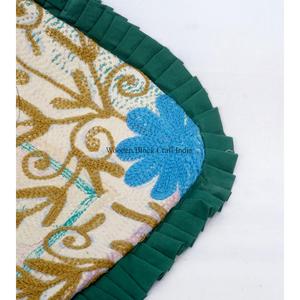 Offres incroyables sur des sacs de luxe pour femmes, sacs messager en coton kantha faits à la main avec fermeture magnétique, fabriqués au Rajasthan. - Product Image 5