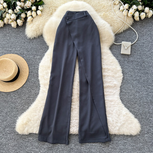 Pantaloni Casual a Gamba Larga Autunno 2025, Pantaloni Stampati a Vita Alta per Donne, Pantaloni da Esterno per Ragazze, Vendita all'Ingrosso - Product Image 2