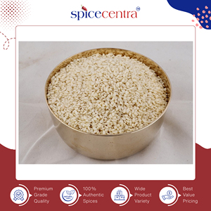 Graines de sésame blanches décortiquées 100% pures biologiques, séchées naturellement et triées Sortex 99,95%, épice culinaire d'Inde - Product Image 2