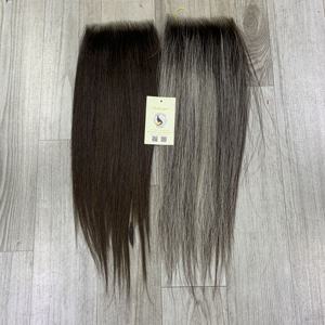 Cierre de Encaje HD 6x6 con Nudos Pequeños al por Mayor, Cabello Vietnamita Natural Liso para Mujeres Negras - Product Image 4