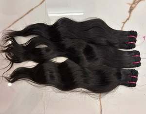 Cabello Indio Virgen de Primera Calidad, Extensiones de Cabello Indio Natural Liso, Cabello de un Solo Donante, Fabricante de Cabello - Product Image 5