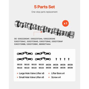 5-Piece Gray Cast Iron Lifter Camshaft Kit Engine Cam for 2009-2019 for Dodge for <b>Ram</b> 1500 5.7L & 2009 for Dodge Durango 5.7L V - Product Image 3