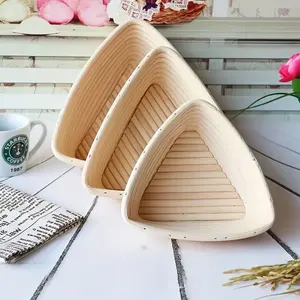 Panier de levage en rotin naturel avec doublure pour la cuisson du pain au levain et la fermentation de la pâte - Vente en gros - Product Image 3