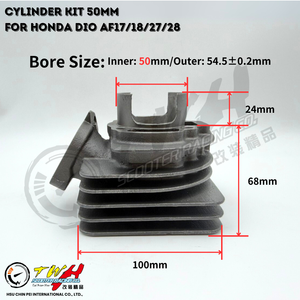 Kit de Cilindro TWH DIO A+ de 50MM para Motocicletas Honda - Product Image 2