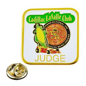 Modern Custom 3D Alloy Souvenir Badge from China with a Silver-Plated Soft Enamel Finish for a Wedding Present - Product Image 6