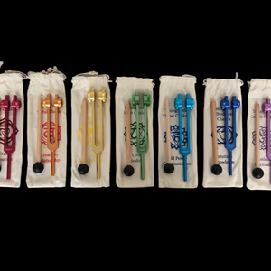 Juego de diapasones profesionales para chakras, de gran venta, con soporte - 8 piezas - incluye propósito espiritual - Product Image 1