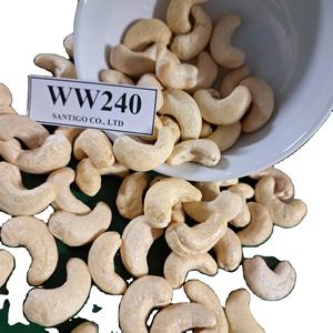 Prix usine Santigo WW240 Noyau de noix de cajou Kaju Badam W240 Noix de cajou à faible quantité minimale de commande Origine vietnamienne - Product Image 1
