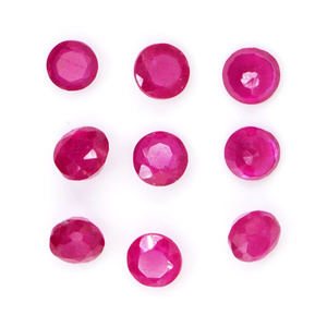 Rubis naturels de Bangkok, ronds calibrés de 4 mm, pierres précieuses de rubis naturelles facettées, prêtes à l'emploi pour la création de bijoux - Product Image 4