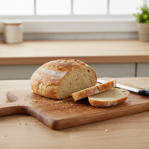 Planche à découper et à servir en bois d'acacia avec poignée |   Grande planche à découper en bois pour la cuisine, le fromage, le pain et les charcuteries - Product Image 4