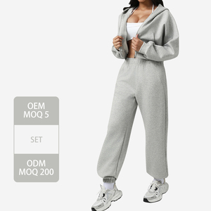 Sweat-shirt à capuche zippé pour femmes et hommes, en tissu Air Layer 300 GSM, doux, à manches longues, pour le sport, les loisirs, l'extérieur, chaud et décontracté - Product Image 1