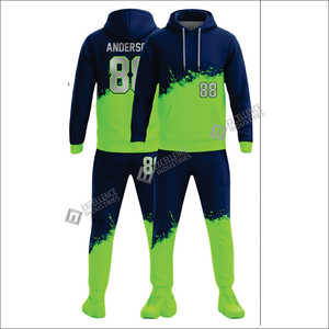Uniformes de football américain personnalisés avec design de couleur sur mesure, uniformes de football 7v7 pour jeunes, ensemble d'uniformes entièrement sublimés, service OEM - Product Image 6