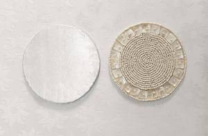 Handmade Beaded Flower Coaster Set Of 6 Reusable Bar Mats Classic <b>Drinkware</b> <b>Accessories</b> For Home Use - Product Image 3