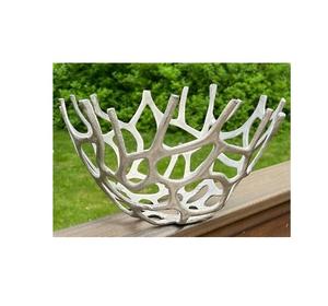 Moderno y Lujoso Centro de Mesa Decorativo Inspirado en Coral Dorado, Escultura Metálica Abstracta con Diseño de Ramas Doradas Caladas, Ecológico - Product Image 3