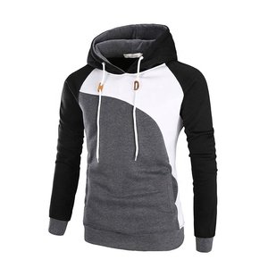Sweat-shirt à capuche gris uni pour homme – Pull en molleton, sweat-shirt décontracté à capuche - Product Image 6