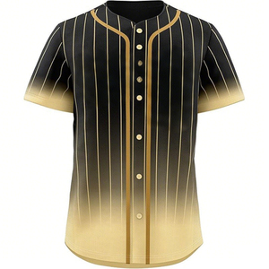 เสื้อเบสบอลลำลองสำหรับผู้ชาย ผ้าตาข่ายระบายอากาศ ทรงหลวม ใส่เล่นกีฬาหรือชายหาด นุ่มสบาย โพสต์โดย Dress Sports - Product Image 1