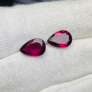 Par de turmalinas rosas naturales en forma de pera de 9.28 quilates, buena calidad con brillo AAA, perfectas para pulir y formar un hermoso elemento para uso en joyería. - Product Image 3