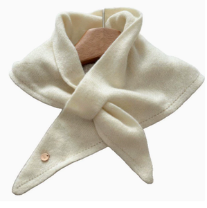 <b>Cream</b> Knit <b>Scarf</b> Shawl Wrap Soft Winter Neck Cover for <b>Women</b> - Product Image 1