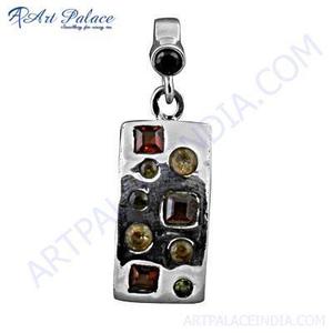 New Silver 925 <b>Gold</b> and Rhodium Plated Floral Pattern <b>Number</b> Design Pendant Necklace Multi- Stone Fine Pendants & Charms Gift - Product Image 1