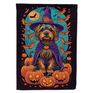 Silky Terrier Witchy Halloween <b>Garden</b> <b>Flag</b> Multicolor Mailbox Decorative Yard Banner Patio Artwork for Flower Beds Small Size - Product Image 1