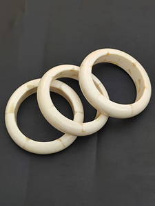 Buffalo Natural CraftsBone <b>Bangle</b> Bracelet, Ethically Sourced, <b>Indian</b> Vintage Style Bone <b>Bangle</b> Bracelet - Product Image 4