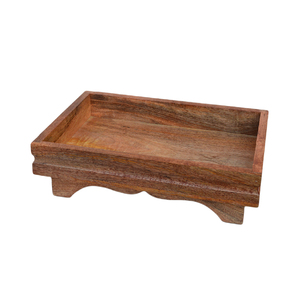 Standard Quality Wooden Hot Sale Natural Serving Tray <b>Slate</b> With Wood for Home Decoration Solid Design Tray - Product Image 3