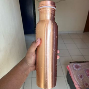 Copper <b>Bottle</b> 100% Original Copper Kitchen and Tabletop Drinkware Pure Copper Water <b>Bottles</b> Available at Affordable Price - Product Image 1