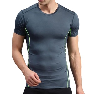 Latest Design Solid Color <b>Men</b> <b>Compression</b> <b>Shirts</b> Comfortable Fitness Wear <b>Men</b> <b>Compression</b> <b>Shirts</b> <b>For</b> Sale - Product Image 6