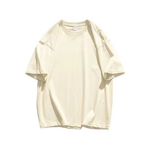 Men's <b>Olive</b> <b>Green</b> 100% Cotton Oversized Short Sleeve <b>T</b>-<b>Shirt</b> O-Neck Casual Jersey Plain Dyed Solid Color Knitted Fit - Product Image 2
