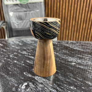 Quemador Bakhoor hecho a mano con diseño de esmalte impreso Quemador de carbón de madera para fragancia Oud y Mubkhara Uso Árabe Eid Regalos - Product Image 1