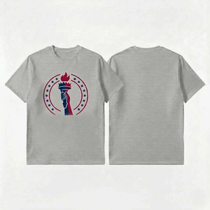 Camiseta de Manga Corta para Hombre, Corte Regular, 100% Algodón, Tela de Lona Transpirable, Anti-UV, Venta al por Mayor en EE. UU. y Europa - Product Image 1