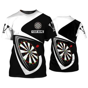 Camisas Polo con Cierre y Estampado de Dardos de Moda, Uniformes de Equipo Personalizados con Nombre, Camisetas Deportivas de Manga Corta, Holgadas, de Secado Rápido para Verano - Product Image 5