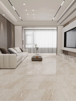 Carrelage en porcelaine brillant 600x600 800x800mm 10mm Antibactérien Villa CE