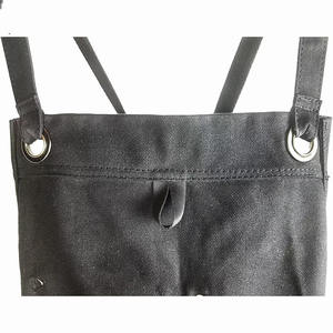 Tablier de cuisine professionnel pour chef, en coton, lin et cuir, réglable, élégant, imperméable et imprimé, idéal pour la cuisine, le barbecue, la pâtisserie et les restaurants - Product Image 4