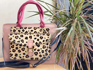 Women Leather Handbag Recycled Leather Shoulder Bag Multi Color Leather Bags <b>Animal</b> Print Bags - Product Image 3