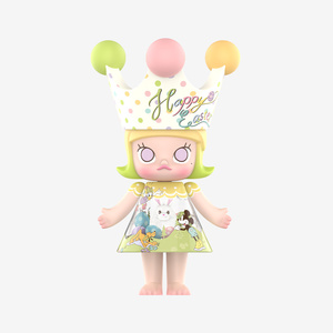Authentique MEGA ROYAL MOLLY 1000% <span class=keywords><strong>Mickey</strong></span> et ses amis Joyeuses Pâques, grande figurine articulée de 90 cm et objet de collection en vinyle pour les fans - Product Image 1