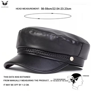 Mejor Proveedor de Gorras Planas de Cuero de Alta Calidad, Modernas y Personalizadas para Venta al por Menor y al por Mayor, Gorras de Cuero Suave Hechas a Mano - Product Image 4